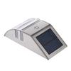 elecfan Solar Powered Outdoor Light,Durable Stainless Steel Outsides, Motion Sensor Wall Light, Improve Security Lamp for Garden, Lawn, Outdoor - White view 3
