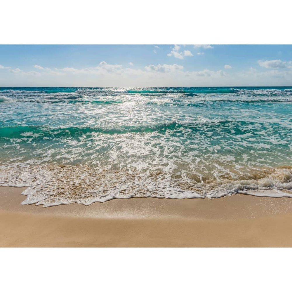 Komar 8-983 Seaside Mural, Blue