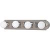 Nuvo 60/6073 Four Light Vanity, Pwt, Nckl, B/S, Slvr view 1