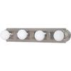 Nuvo 60/6073 Four Light Vanity, Pwt, Nckl, B/S, Slvr view 2