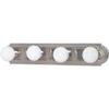 Nuvo 60/6073 Four Light Vanity, Pwt, Nckl, B/S, Slvr view 3