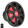 KICKER KM124 12 in Marine Subwoofer 4 Ohm LED Charcoal Grill view 1
