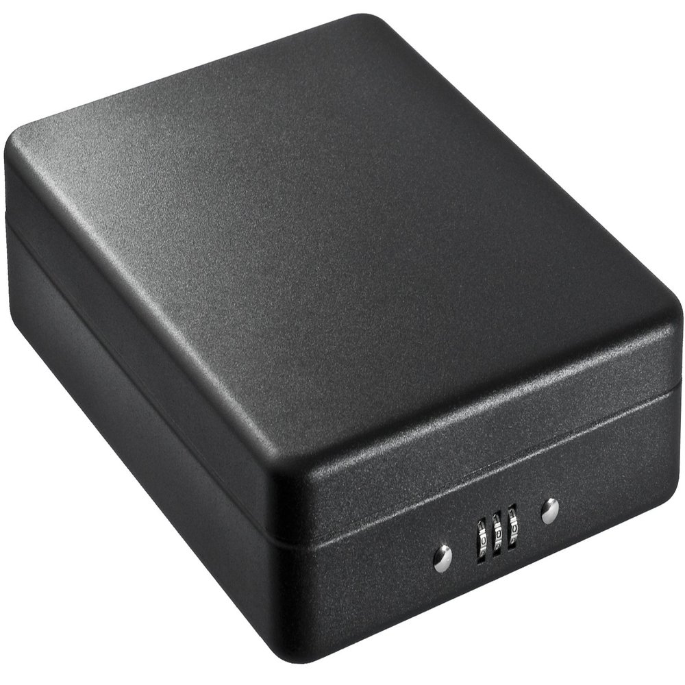 WinBest Portable Combination Compact Safe Box 7.75 in x 10 in x 2.75 in