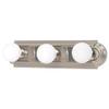 Nuvo 60/6072 Three Light Vanity, Pwt, Nckl, B/S, Slvr view 1