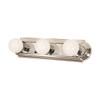 Nuvo 60/6072 Three Light Vanity, Pwt, Nckl, B/S, Slvr view 2