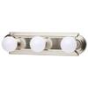 Nuvo 60/6072 Three Light Vanity, Pwt, Nckl, B/S, Slvr view 4