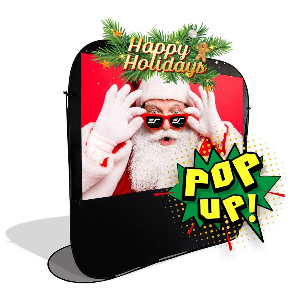 Elite Screens, Pop-Up Cinema 92-inch 16:9, SilkWhite 1.1 Gain, Portable Outdoor, Fast Folding Projector Screen, US Based Company 2-Year Warranty