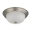 Nuvo 60/6024 Two Light Flush Mount, Pwt, Nckl, B/S, Slvr view 2