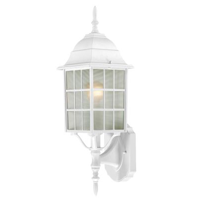 Nuvo 60/3477 One Light Outdoor Wall Mount, White