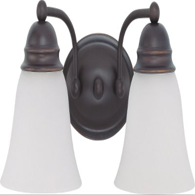 Nuvo 60/6086 Two Light Vanity, Bronze/Dark