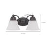 Nuvo 60/6086 Two Light Vanity, Bronze/Dark view 4
