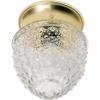 Nuvo 60/6031 One Light Flush Mount, Brass-Polished/Cast view 1