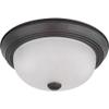 Nuvo 60/6010 Two Light Flush Mount, Bronze/Dark view 2