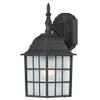 Nuvo 60/3482 One Light Outdoor Wall Mount, Black view 2