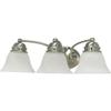 Nuvo 60/6079 Three Light Vanity, Pwt, Nckl, B/S, Slvr view 1