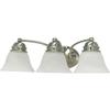 Nuvo 60/6079 Three Light Vanity, Pwt, Nckl, B/S, Slvr view 2