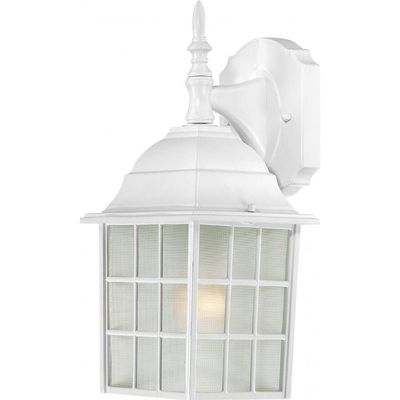 Nuvo 60/3480 One Light Outdoor Wall Mount, White