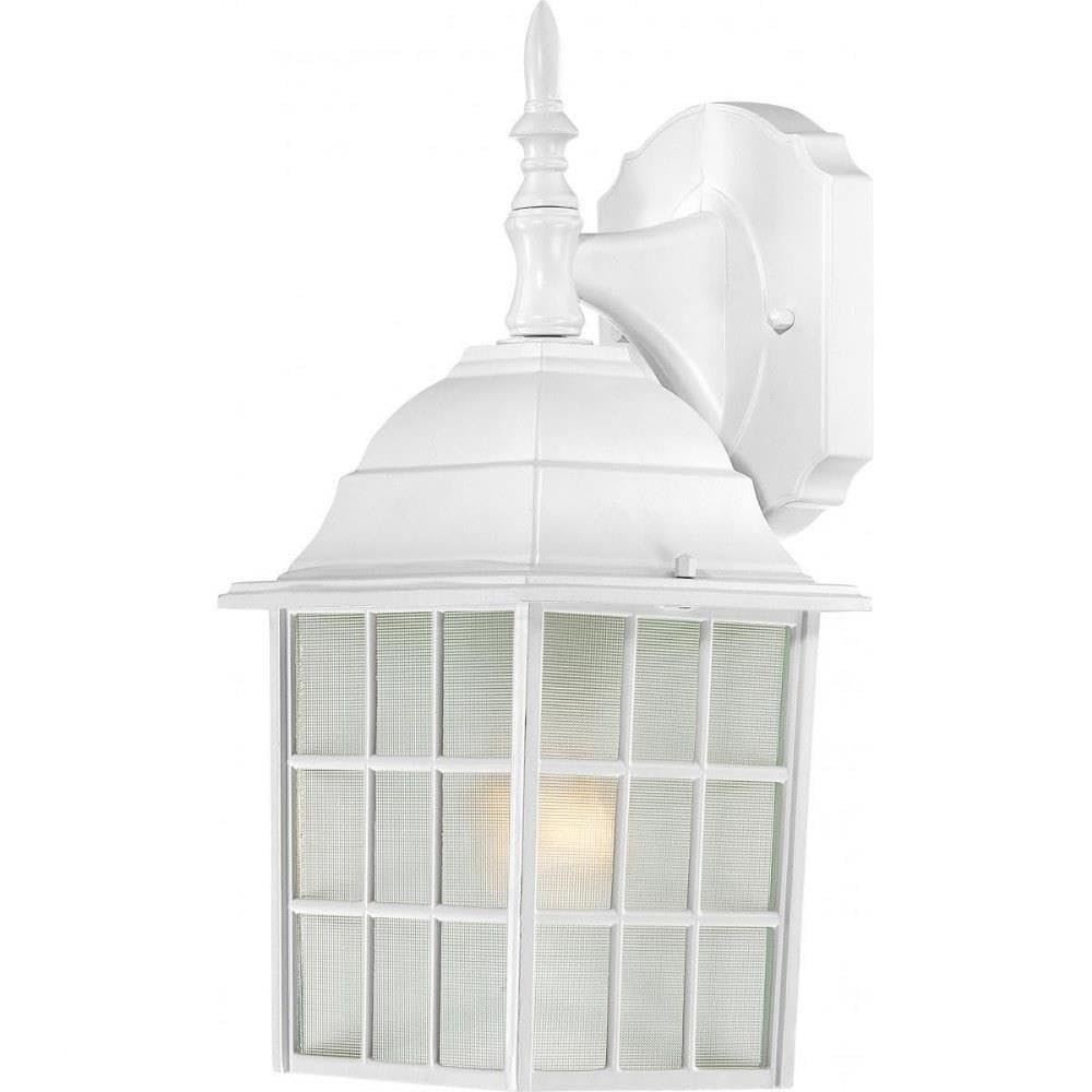Nuvo 60/3480 One Light Outdoor Wall Mount, White