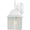 Nuvo 60/3480 One Light Outdoor Wall Mount, White view 1