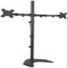 VIVO Dual 13 to 27 inch LED LCD Monitor Free-Standing Desk Stand, Holds 2 Screens, Heavy-Duty Fully Adjustable Arms with Max VESA 100x100mm, Extra Tall 40 inch Pole, Black, STAND-V012F view 1