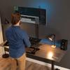 VIVO Extra Tall Single Monitor Desk Mount, 39 inch Pole VESA Stand for 13 to 32 inch Screens and up to 38 inch Ultrawides, Holds 22 lbs, Black, STAND-V011 view 2