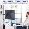 VIVO Extra Tall Single Monitor Desk Mount, 39 inch Pole VESA Stand for 13 to 32 inch Screens and up to 38 inch Ultrawides, Holds 22 lbs, Black, STAND-V011 view 3