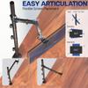 VIVO Extra Tall Single Monitor Desk Mount, 39 inch Pole VESA Stand for 13 to 32 inch Screens and up to 38 inch Ultrawides, Holds 22 lbs, Black, STAND-V011 view 4