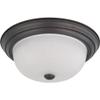 Nuvo 60/6011 Two Light Flush Mount, Bronze/Dark view 1