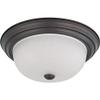 Nuvo 60/6011 Two Light Flush Mount, Bronze/Dark view 2