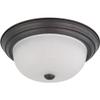 Nuvo 60/6011 Two Light Flush Mount, Bronze/Dark view 3