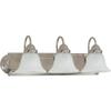 Nuvo 60/6075 Three Light Vanity, Pwt, Nckl, B/S, Slvr view 2