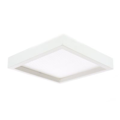 Lightolier S4S927K7X SlimSurface Square LED DownLight, Surface Mount, 4-Inch, 27K, Dimmable, Wet Loc