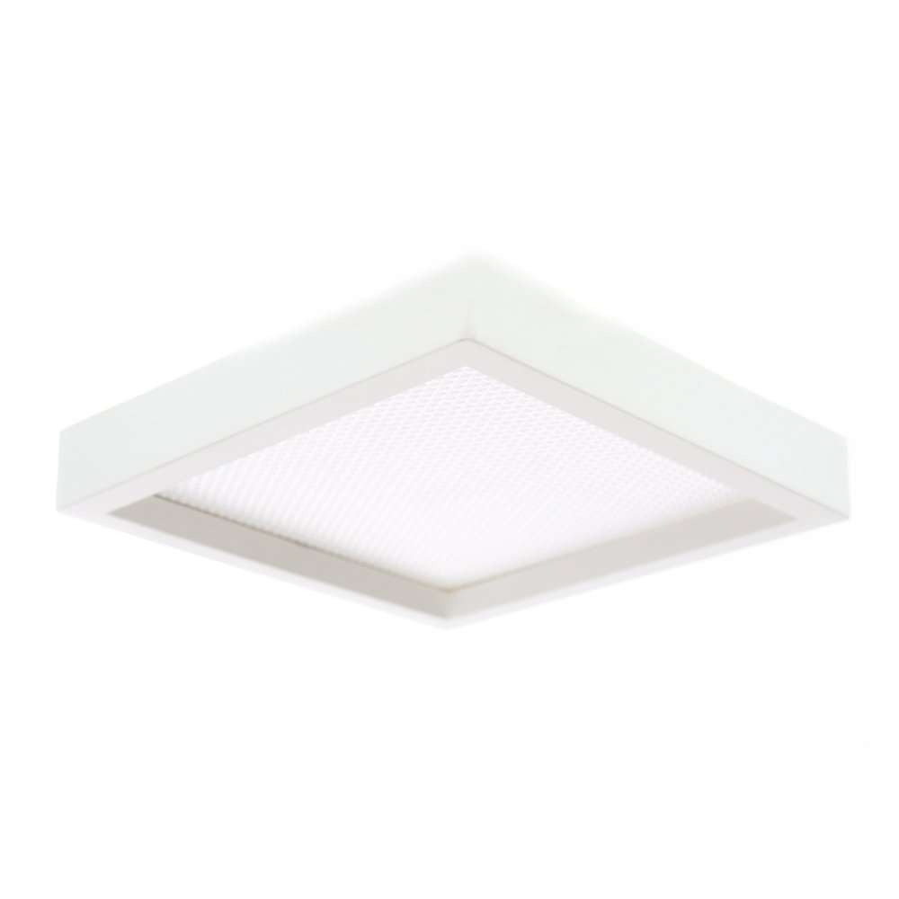 Lightolier S4S927K7X SlimSurface Square LED DownLight, Surface Mount, 4-Inch, 27K, Dimmable, Wet Loc