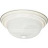 Nuvo 60/6004 Two Light Flush Mount, White view 1