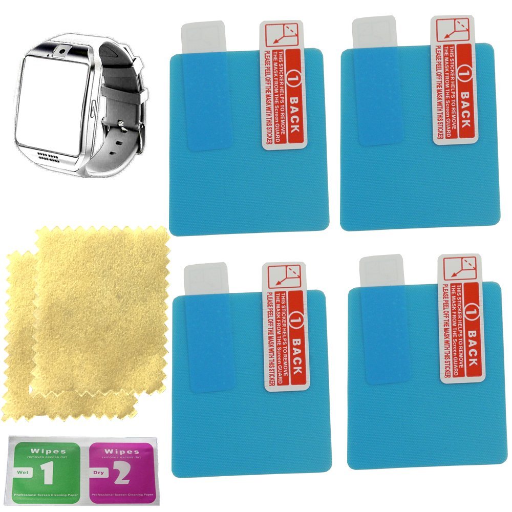 OCTelect Q18 smart watch screen protector with 4PCS in one pack MADE of Nano Material