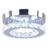 7.9" K9 Crystal LED Chandelier Flush Mount Ceiling Light, Cool White view 1