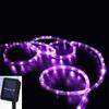 AMZSTAR Solar Rope Lights, 100 LEDs 39ft/12M Waterproof Copper Wire Lights Tube, Outdoor Rope Lights for Garden Yard Path Fence Tree Wedding Party Decorative (Purple) view 4
