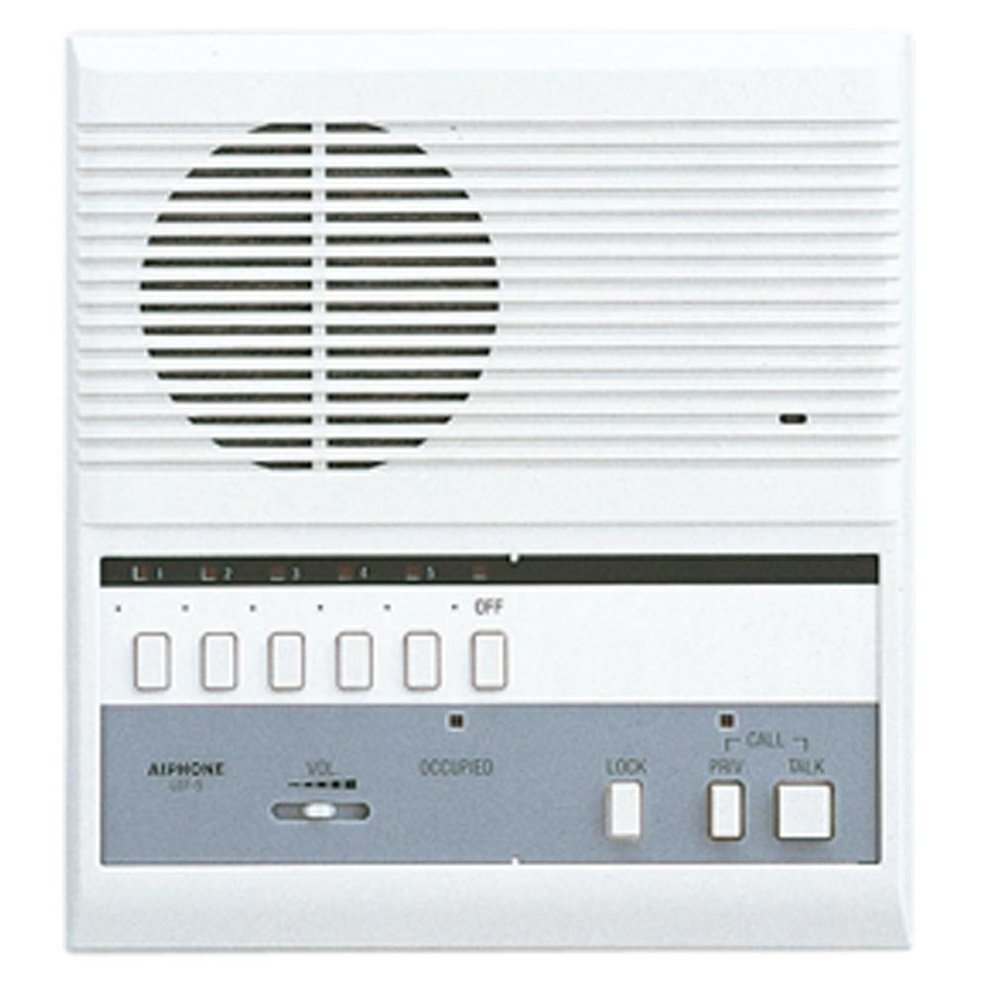 Aiphone 5-Call Intercom Master Station, Surface Mount