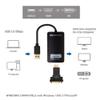 Cable Matters SuperSpeed USB 3.0 to HDMI Adapter (USB to HDMI Adapter) for Windows up to 1440p in Black view 2
