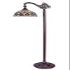 CHLOE Lighting Serenity Tiffany-Style 1 Light Reading Floor Lamp 11" Wide view 2