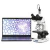 OMAX - 40X-2500X LED Digital Trinocular Lab Compound Microscope with USB Camera and Mechanical Stage - M83EZ-C03S view 1