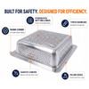 GSW FS-BS Stainless Steel Floor Sink Drain Strainer 10 x 10 x 2-1/2 view 3