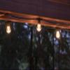 Enbrighten LED Bistro Outdoor String Lights, 24ft, 12 Shatter Resistant Lifetime Bulbs, 2200K Warm White, Weather Resistant, Indoor/Outdoor, Commercial Grade, Perfect for Backyard, Porch, Patio, 38356 view 3