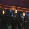 Enbrighten Bistro Outdoor String Lights, 48ft, 24 Bulbs, White Light Only view 3
