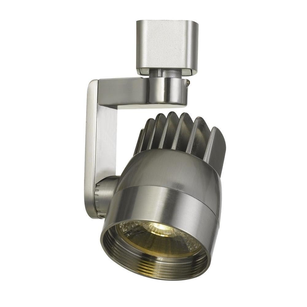 Cal Lighting HT-806-BS Dimmable 12W intergrated LED Track Fixure, 960 Lumen, 3000K, Brushed Steel