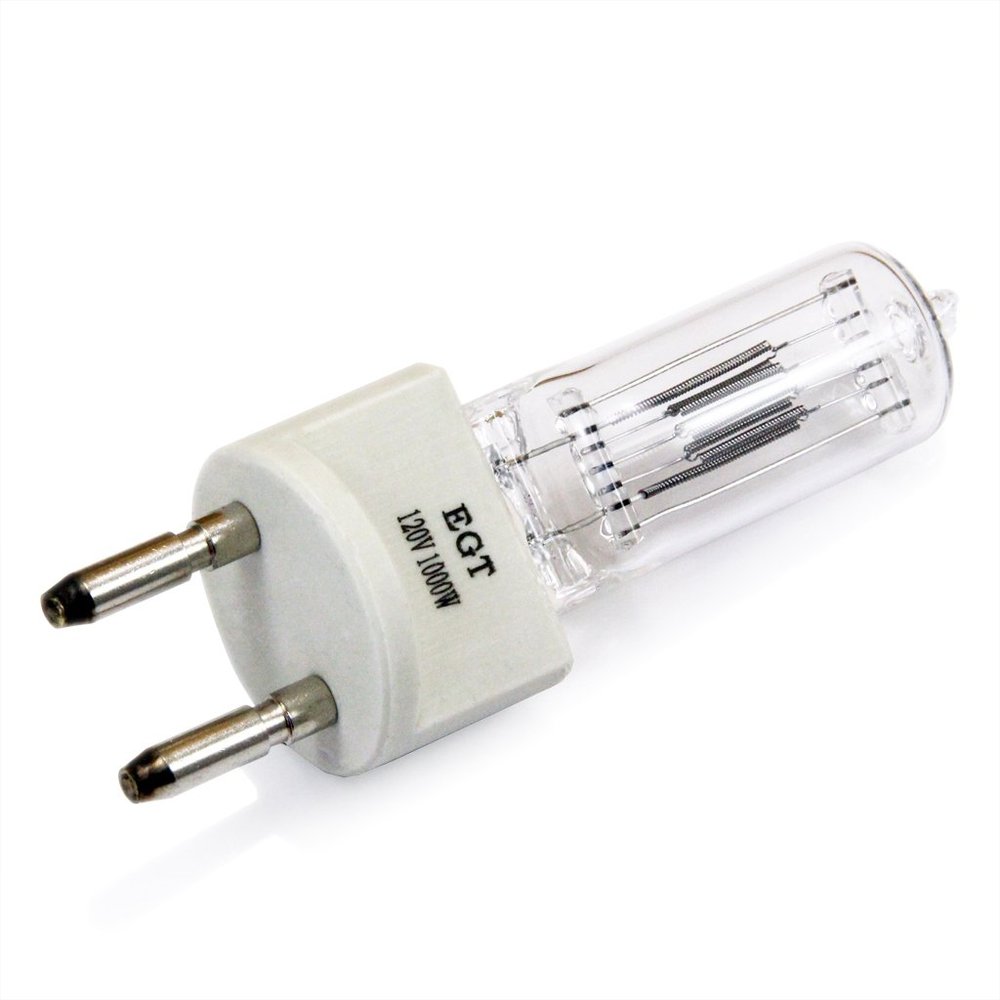 Boryli EGT 1000W / T7 / 120V / CL / G22 1000-watt 120-volt Bi-Pin Based Stage and Studio T7 Bulb, Clear
