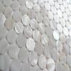 Genuine White Round Penny Mother of Pearl Mosaic Tile for Bathroom/Spa/Kitchen/Shower Backsplash (6 Sheets) view 4