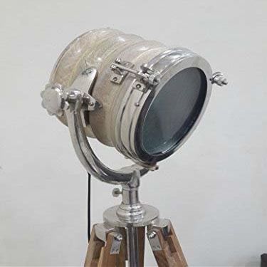 THOR INSTRUMENTS Nautical Beautifull Retro Wooden Designer Spotlight,Industrial Decor Rustic Vintage Home Decor Gifts
