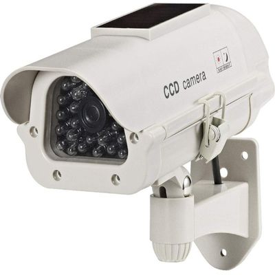 Cop Security 15-CDM14 Dummy Solar Powered Camera with LED Light (Beige)