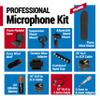 VidPro XM-55 13-Piece Professional Video & Broadcast Unidirectional Condenser Shotgun Microphone Kit - Complete Set Includes 2 Mounts Adapters Cables and More Perfect for Indoor and Outdoor Recording view 3